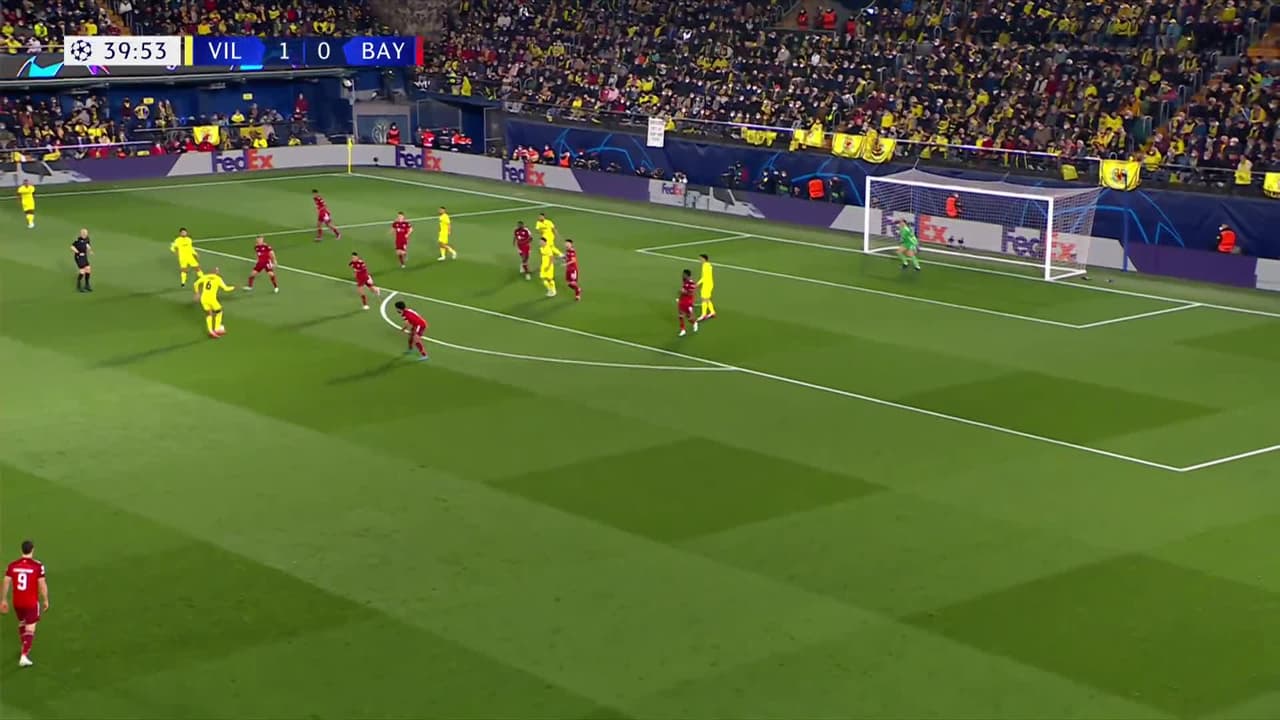 ¡GOL!  anota para Villarreal. Francis Coquelin