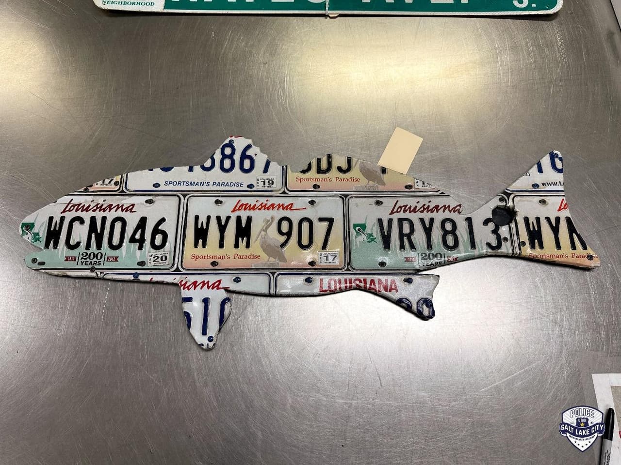 Esta es una de las obras de arte que recuperó la policía de Salt Lake City después de una investigación de varios meses.