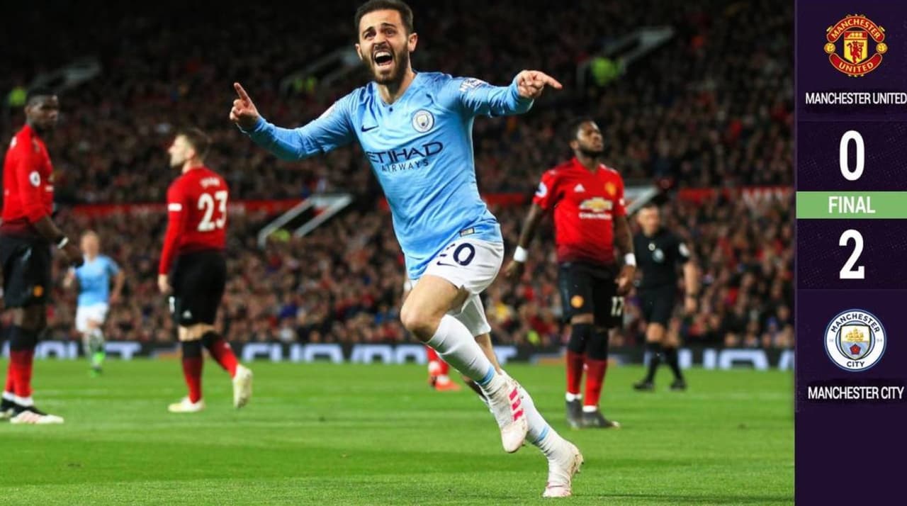 El City quiere el triplete local: venció al United y es líder de la Premier a falta de tres jornadas 