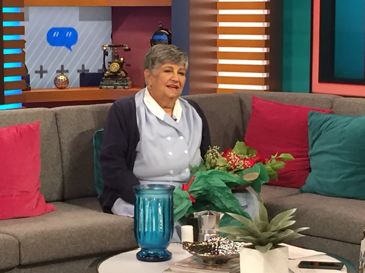 Durante casi 30 años Marta Rodriguez ha sido la encargada de hacer el café más rico de todo Univision
<br>
