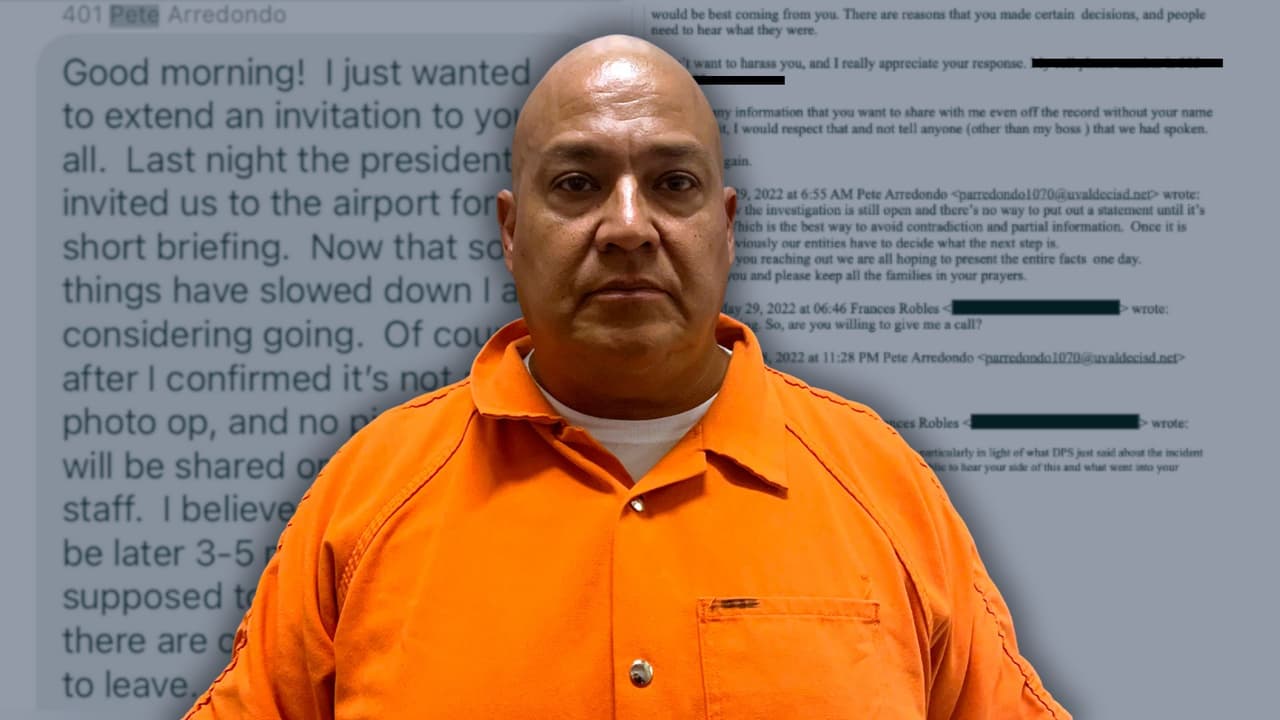 ¿Qué revelan los documentos de Uvalde sobre Pete Arredondo, exjefe de la policía del Distrito Escolar?