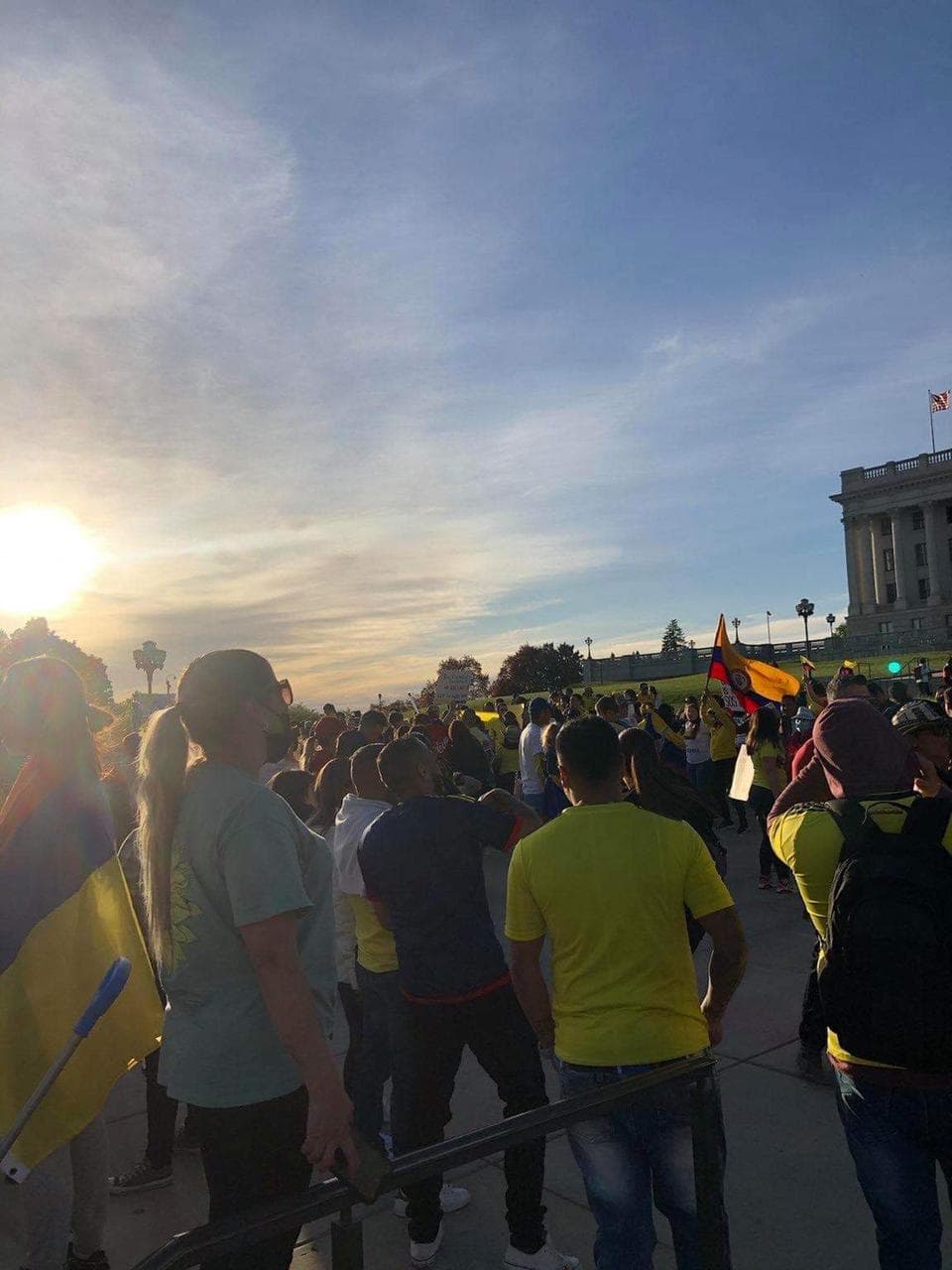 La protesta de concientización por la problemática colombiana tuvo lugar el pasado sábado 8 de mayo.