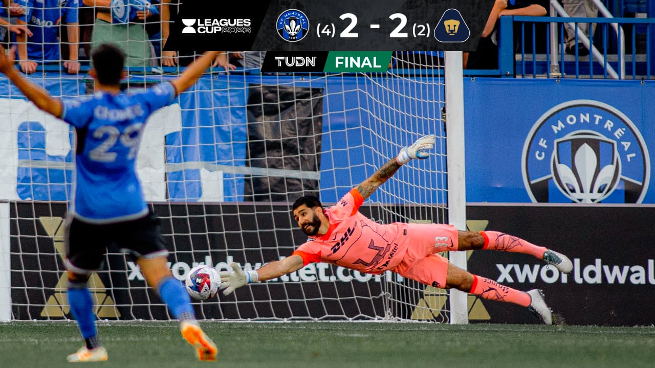 Resumen | Pumas remonta un 2-0 en Montreal, pero pierde en penales