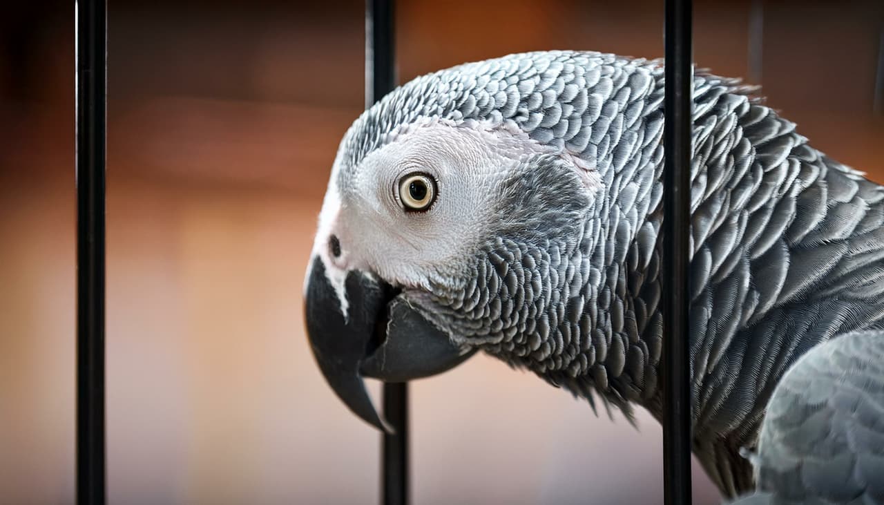 Buscan al hombre que robó un peculiar loro gris: tiene un valor de 7,000 dólares y es capaz de hablar como humano