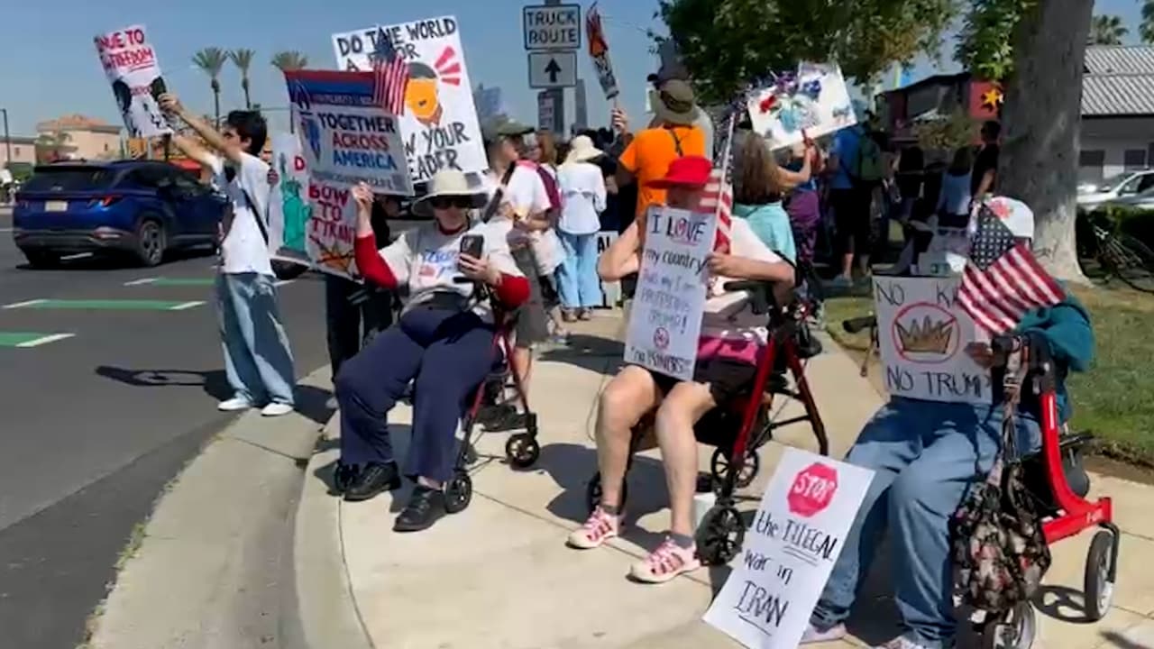 Guerra e inmigración y otras razones por las que ciudadanos en Fresno protestan contra Trump
