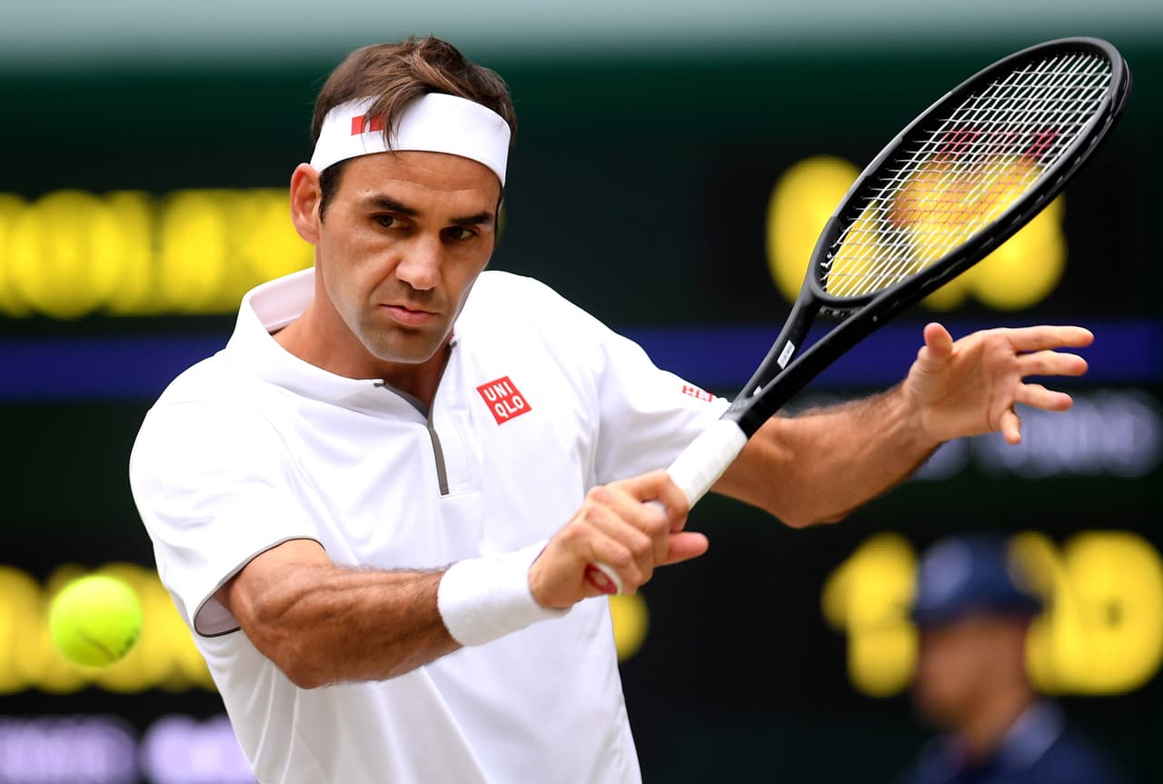 De forma contundente y rápida, Roger Federer ganó el segundo set por 6-1 equilibrando el partido.