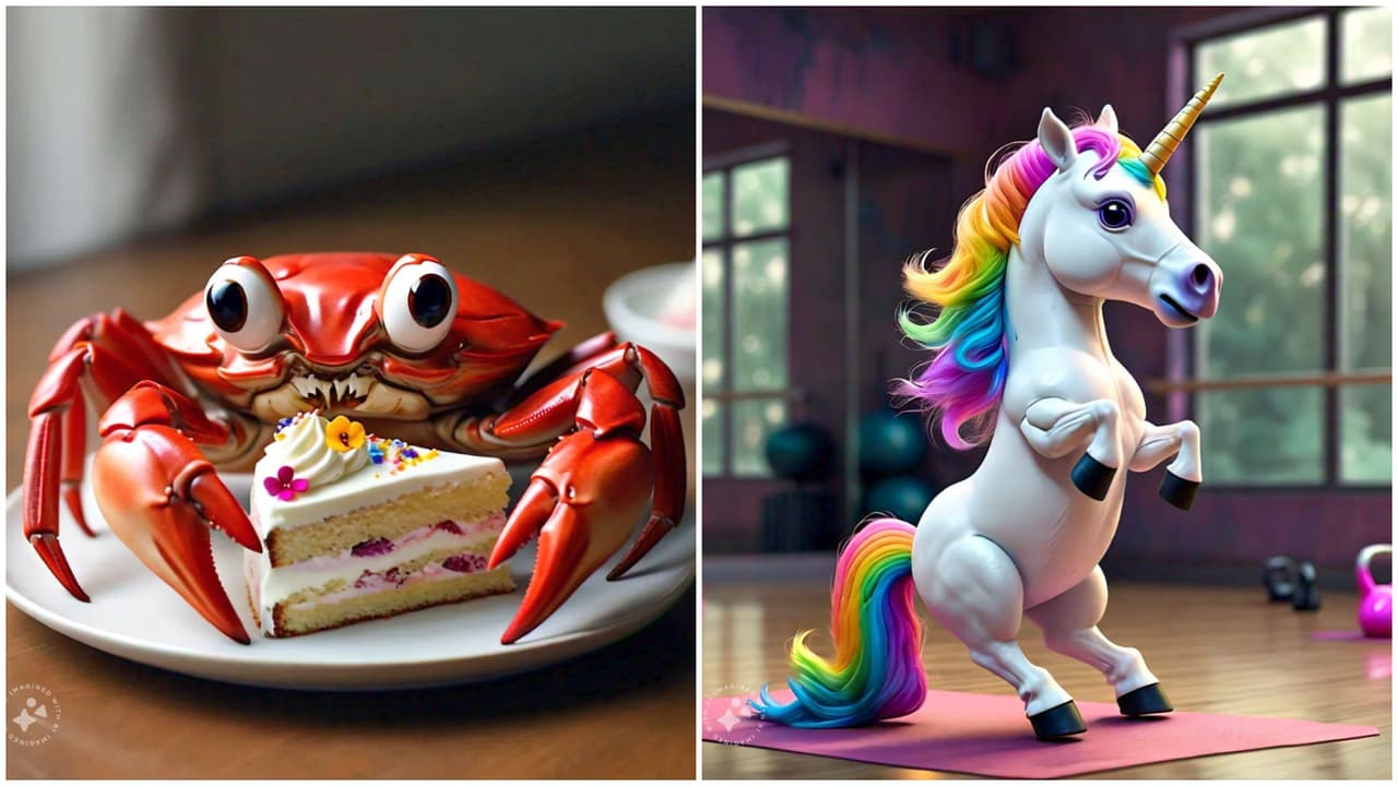 Imágenes creads con IA de Meta.