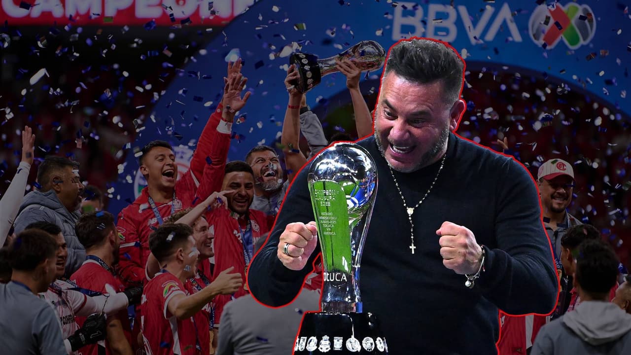 Los títulos de Toluca en la Liga MX en su historia