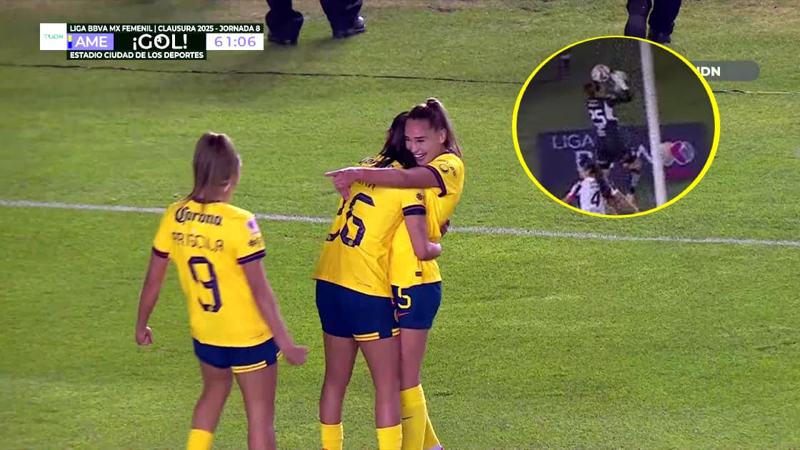 América vence a Rayadas con gran error de Pamela Tajonar