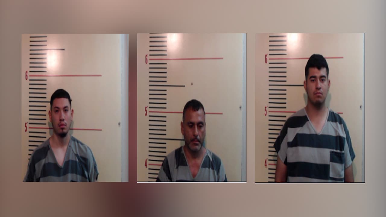 Ivan Dominguez, 19; Carlos Mendoza, 45; y Nathan Baez, 17