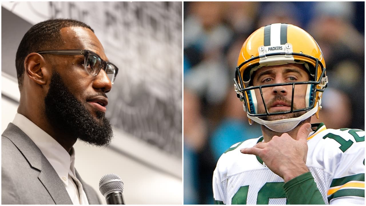 Aaron Rodgers respaldó a LeBron James y pidió "ignorar a Trump"