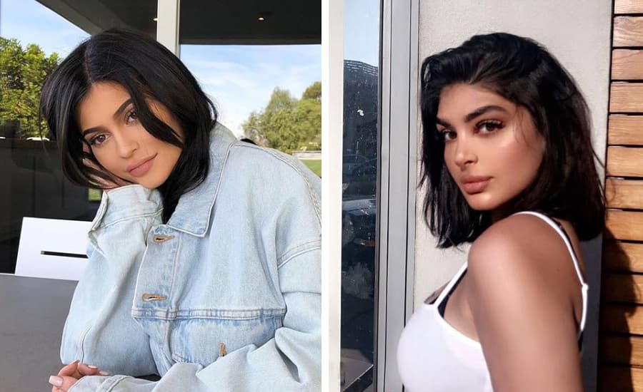Fyza es el nombre de la hermana que se parece a Kyle Jenner, ellas viven en Dubai.