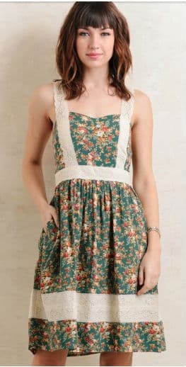 Shady Oak Floral Dress, 94.99 dólares en Shopruche.com