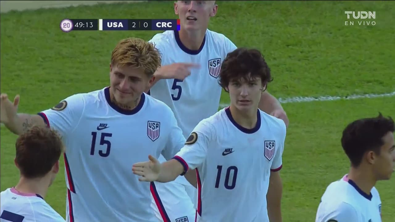 ¡Superan a Mora! Aaronson hace doblete y el 2-0 de Team USA