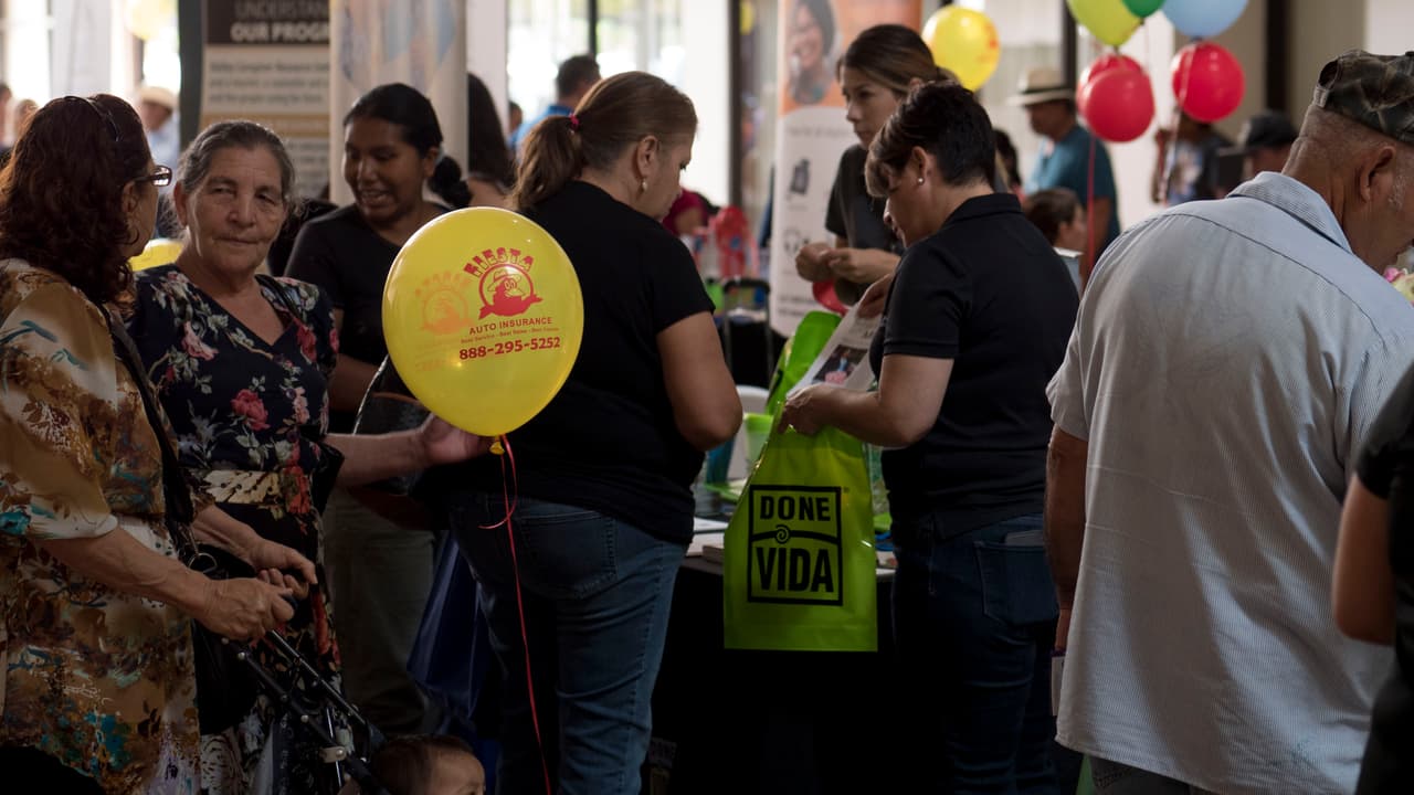 Varias organizaciones y clínicas se unieron para ayudar a la comunidad.