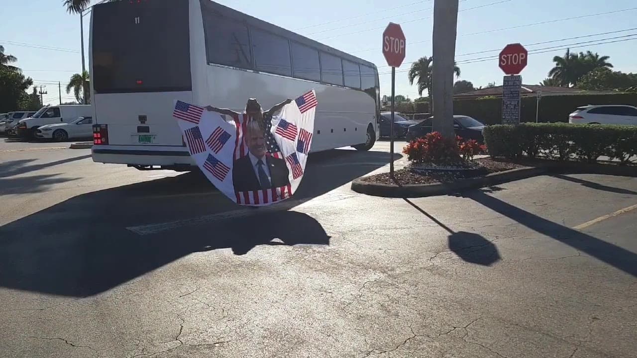 Partidarios de Trump viajan de Miami a Washington para apoyar al presidente