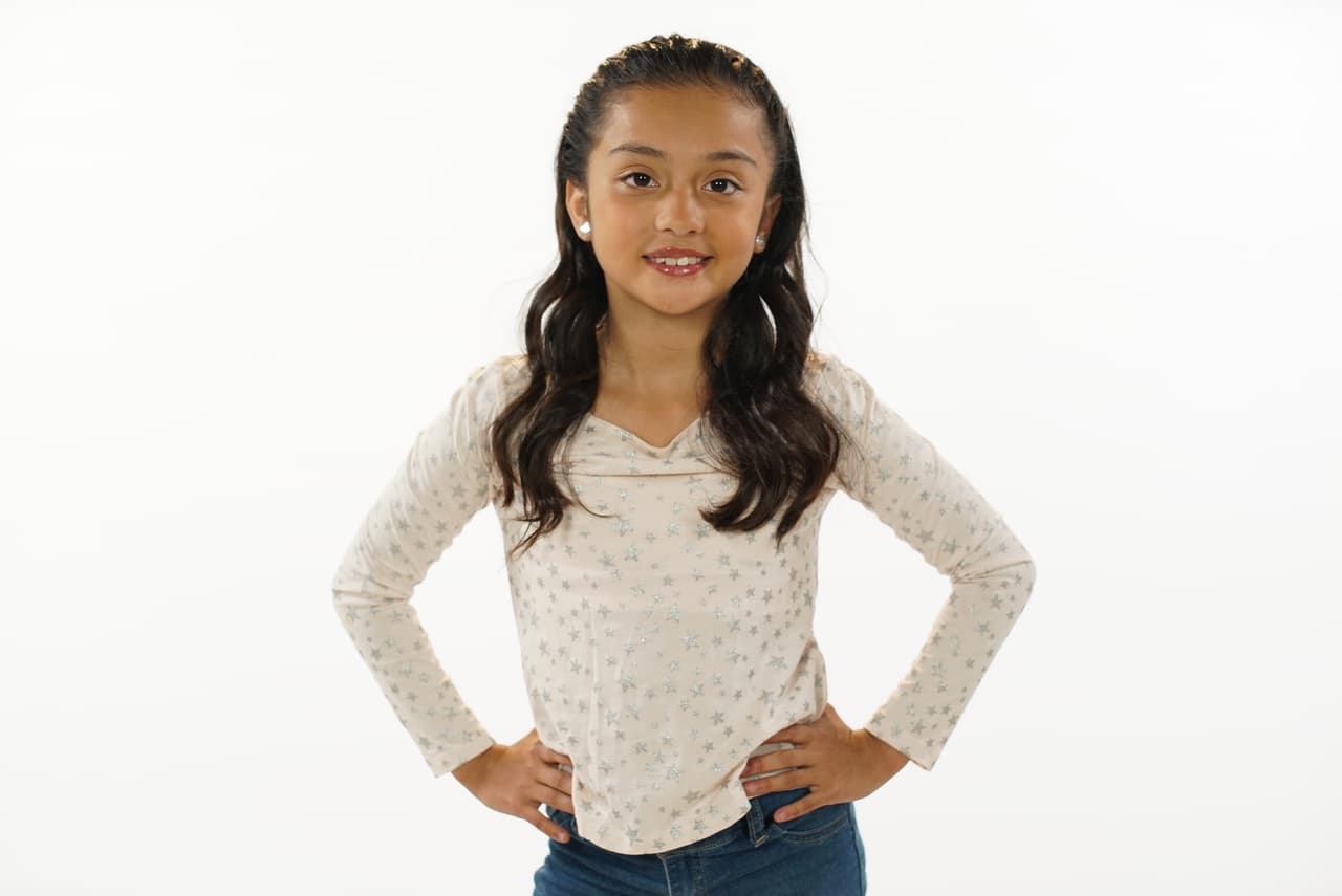 <b>Mariam Solís</b>
<br>Categoría: Baile
<br>Edad: 9 años
<br>Lugar de origen: Mérida, Yucatán