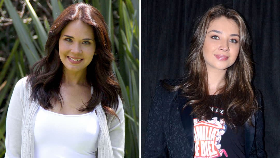 Adriana Louvier y Daniela Luján parecen hermanas, las dos tienen el mismo tipo de facciones.