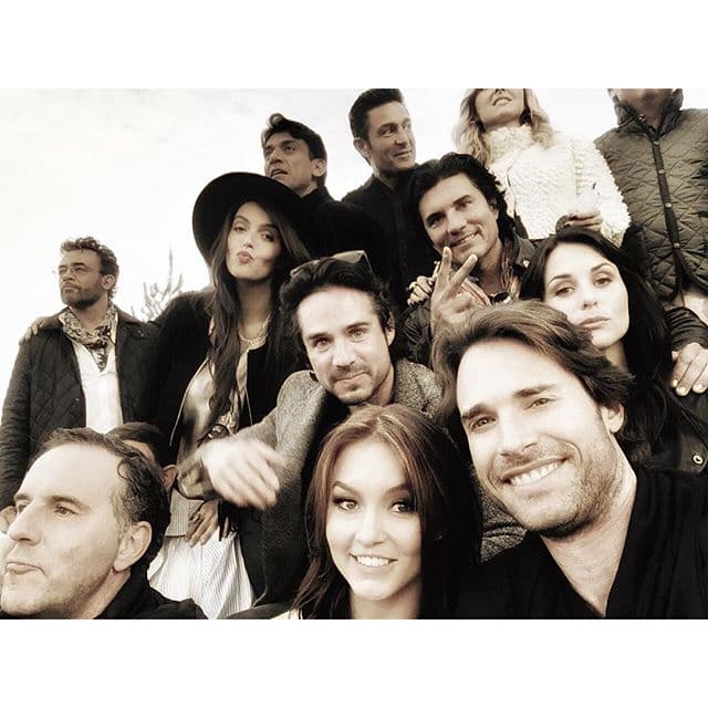 Y, como era de esperarse así de felices los vimos en la posada llena de estrellas que organizó Televisa.