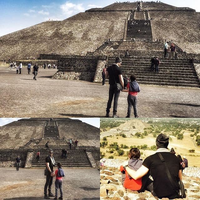 El hijo del actor, quien parece que le tomó mucho afecto a la novia de su papá, también los acompañó.