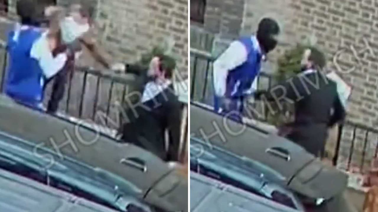 A plena luz del día sospechoso intenta arrebatar niño a un padre en calles de Brooklyn