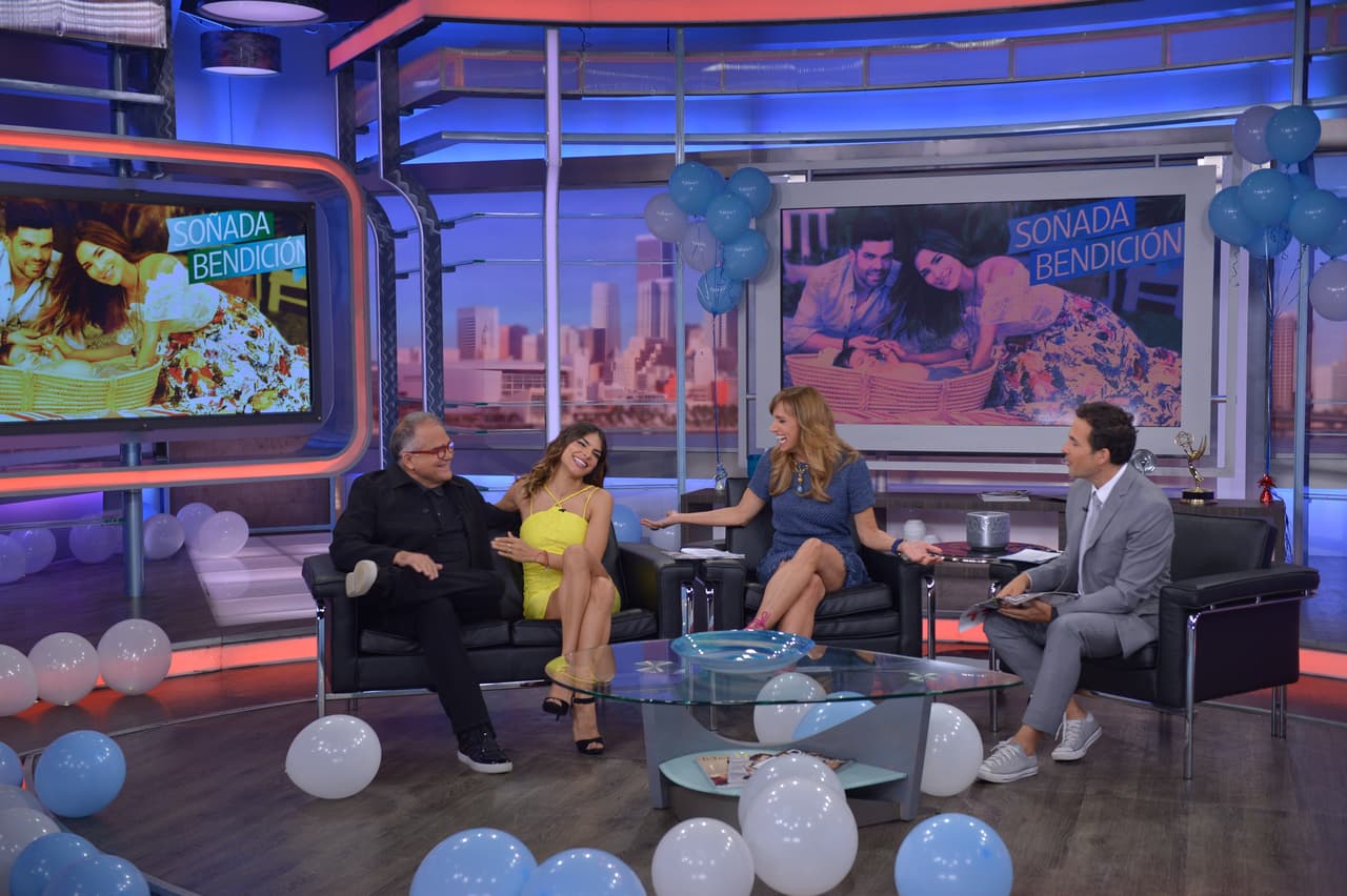El adorable hijo de la conductora con Anibal Marrero hizo su debut en El Gordo y la Flaca junto a Lili Estefan, Carlitos Calderón, Danilo Carrera y Armando Correa