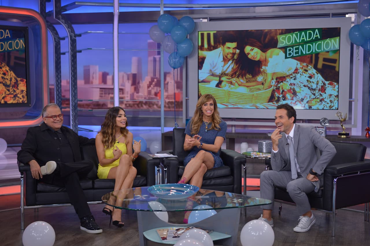 El adorable hijo de la conductora con Anibal Marrero hizo su debut en El Gordo y la Flaca junto a Lili Estefan, Carlitos Calderón, Danilo Carrera y Armando Correa