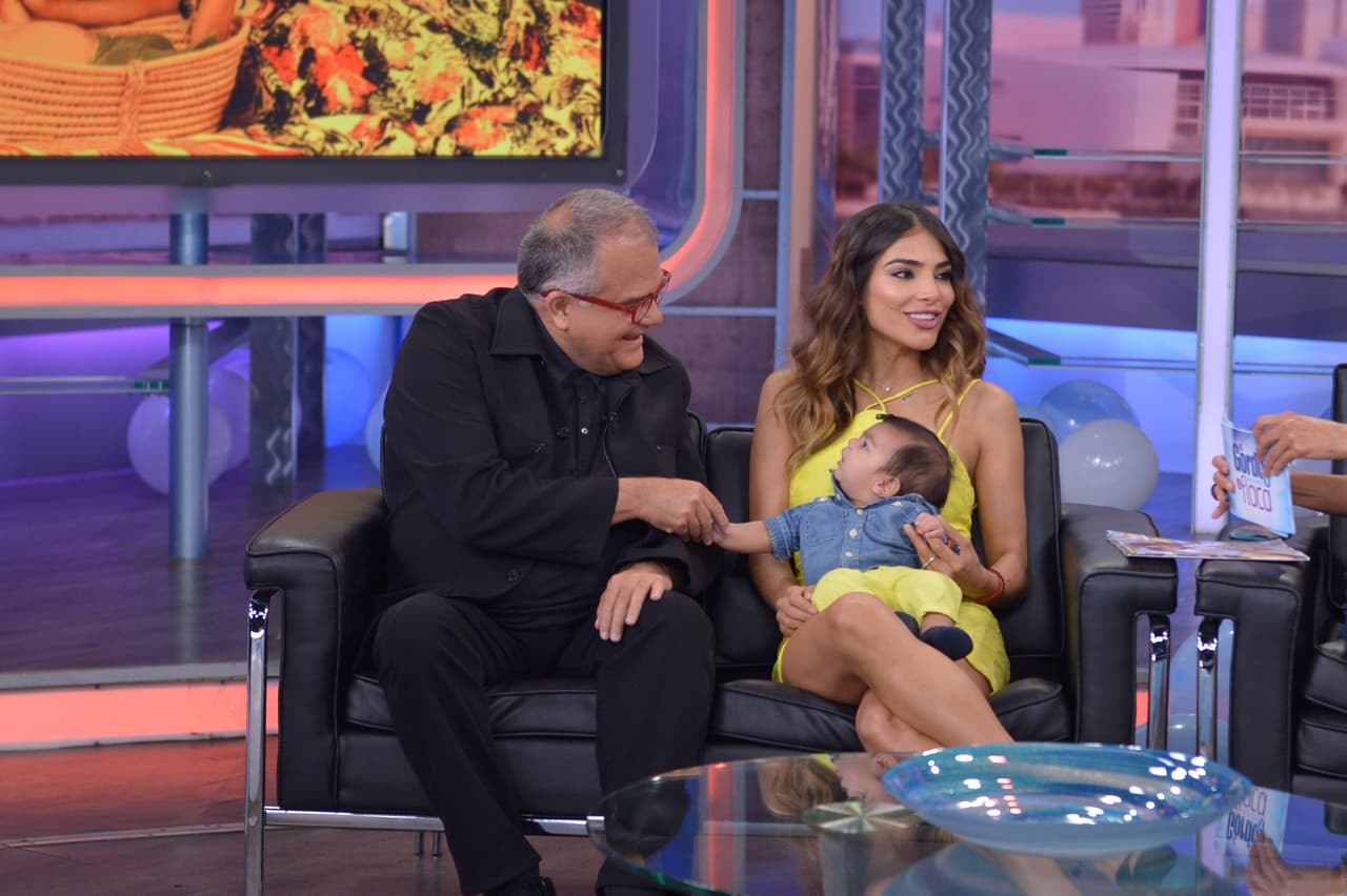 El adorable hijo de la conductora con Anibal Marrero hizo su debut en El Gordo y la Flaca junto a Lili Estefan, Carlitos Calderón, Danilo Carrera y Armando Correa