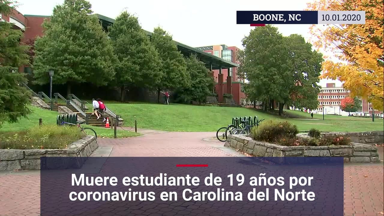 Un estudiante de Appalachian State University murió a causa del coronavirus. Recordado como un talentoso jugador de baloncesto, Chad Dorrill es una de las víctimas más jóvenes de la pandemia en Carolina del Norte. 
<a href="https://www.univision.com/local/north-carolina-wuvc/preocupa-que-pase-a-personas-de-nuestra-edad-muere-por-coronavirus-joven-de-19-anos">Información ampliada.</a>