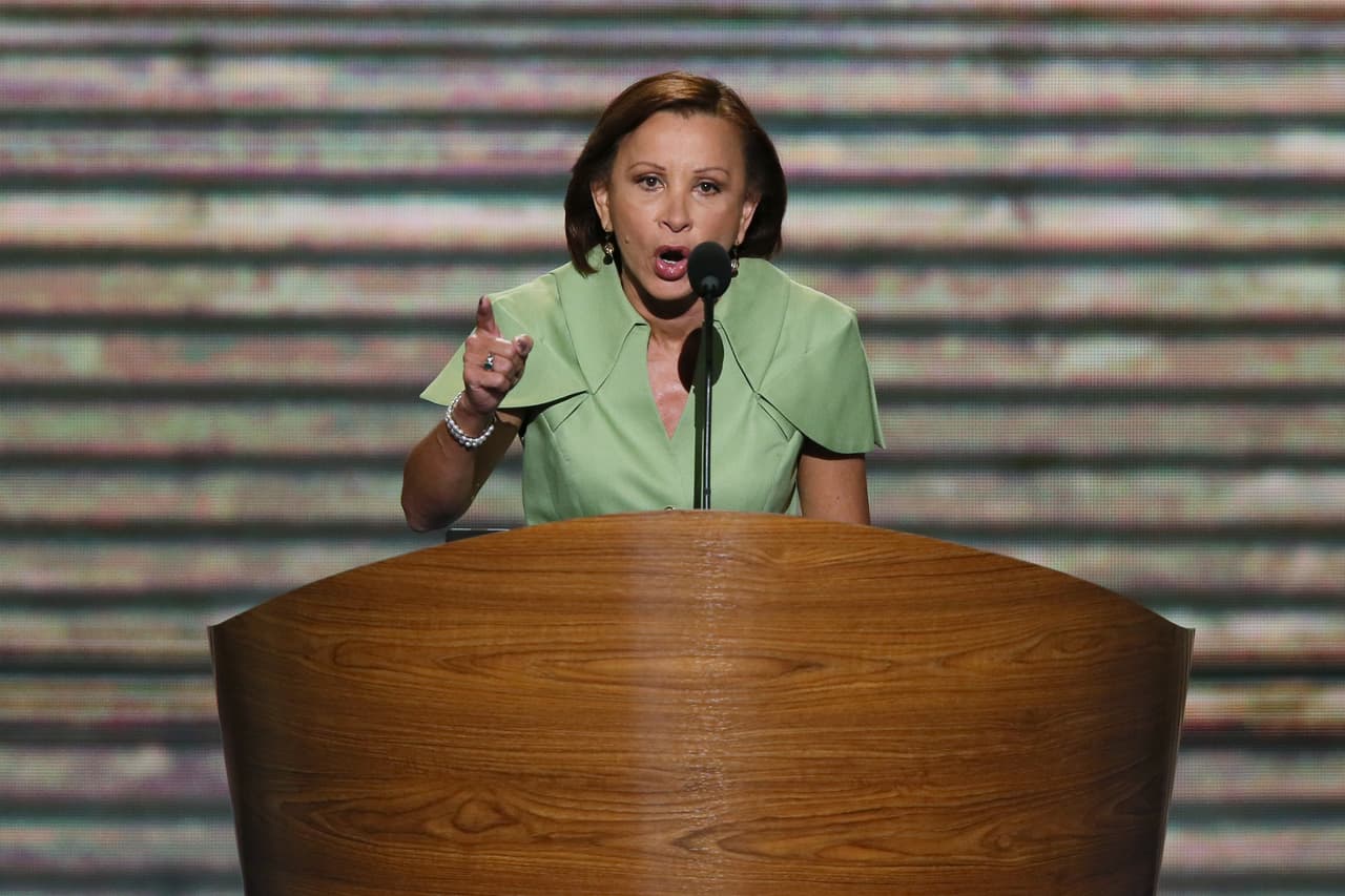 Nydia Velázquez. Representante demócrata por el distrito 7 de Nueva York en el Congreso.