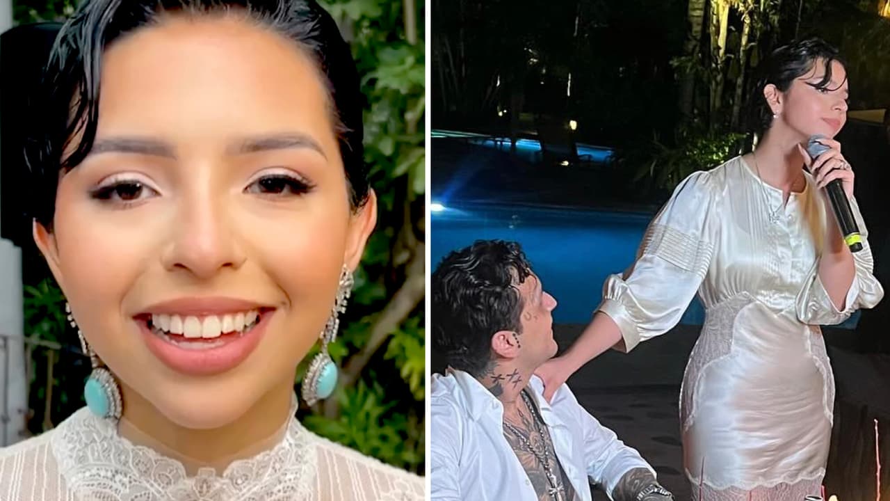 "Ay amoooor": Ángela lo vuelve a hacer y manda mensaje en medio de su boda secreta