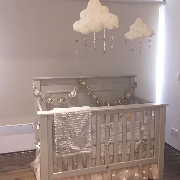 Esta es la cuna en donde duerme.