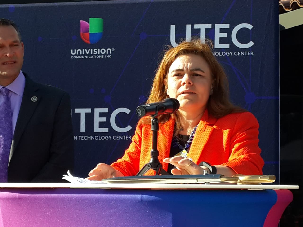 Jessica Herrera-Flanigan, EVP, Government & Corporate Affairs de Univision, habló de la necesidad de que hayan más latinos en las carreras de STEM (ciencias, tecnología, ingeniería y matemáticas, por sus siglas en inglés)