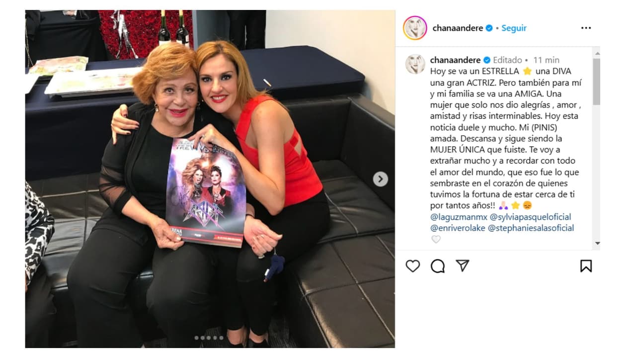 Chantal Andere reveló lo que significaba Silvia Pinal en su vida.