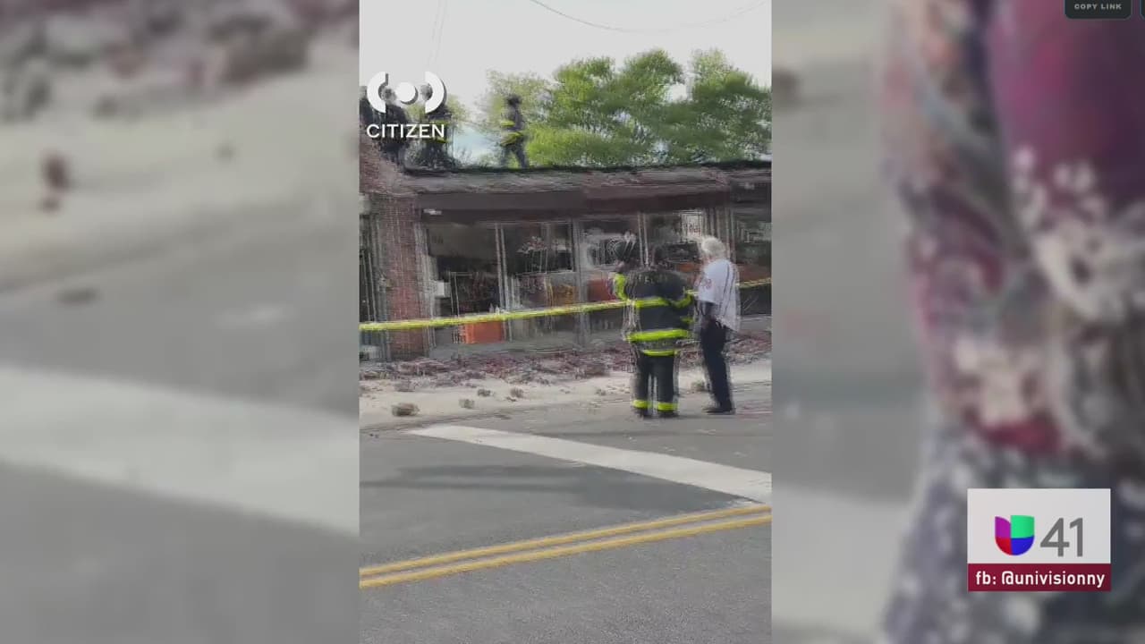 Techo de edificio comercial colapsa y provoca el cierre de seis negocios en Brooklyn
