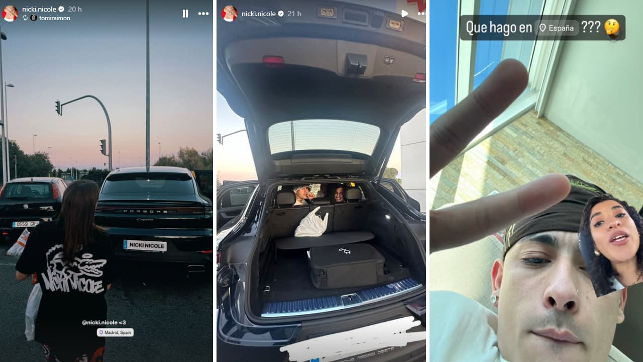 Nicki Nicole y Trueno en España.