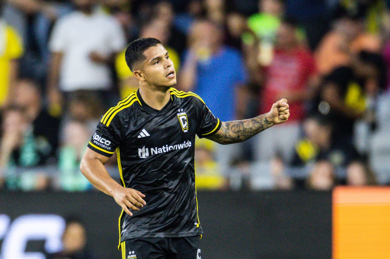 Cucho no para: presente en los goles de 7 partidos consecutivos del Crew