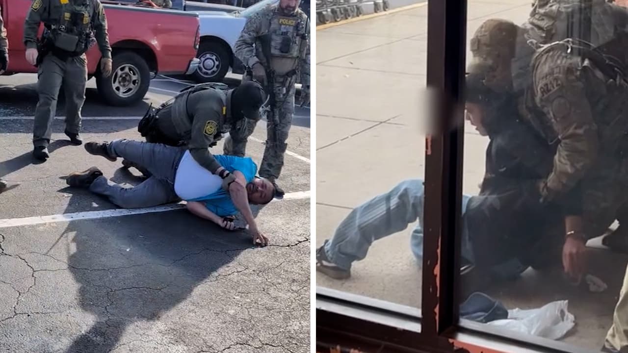 Imágenes del operativo migratorio masivo en Charlotte que sembró pánico y dejó unos 130 detenidos