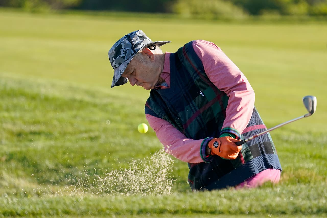 Bill Murray ama el golf y ha jugado torneos en contra de otras celebridades.