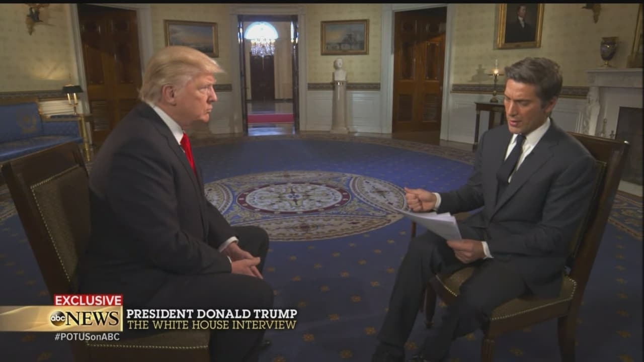 Nueve engaños y mentiras de la primera entrevista televisada del presidente Trump