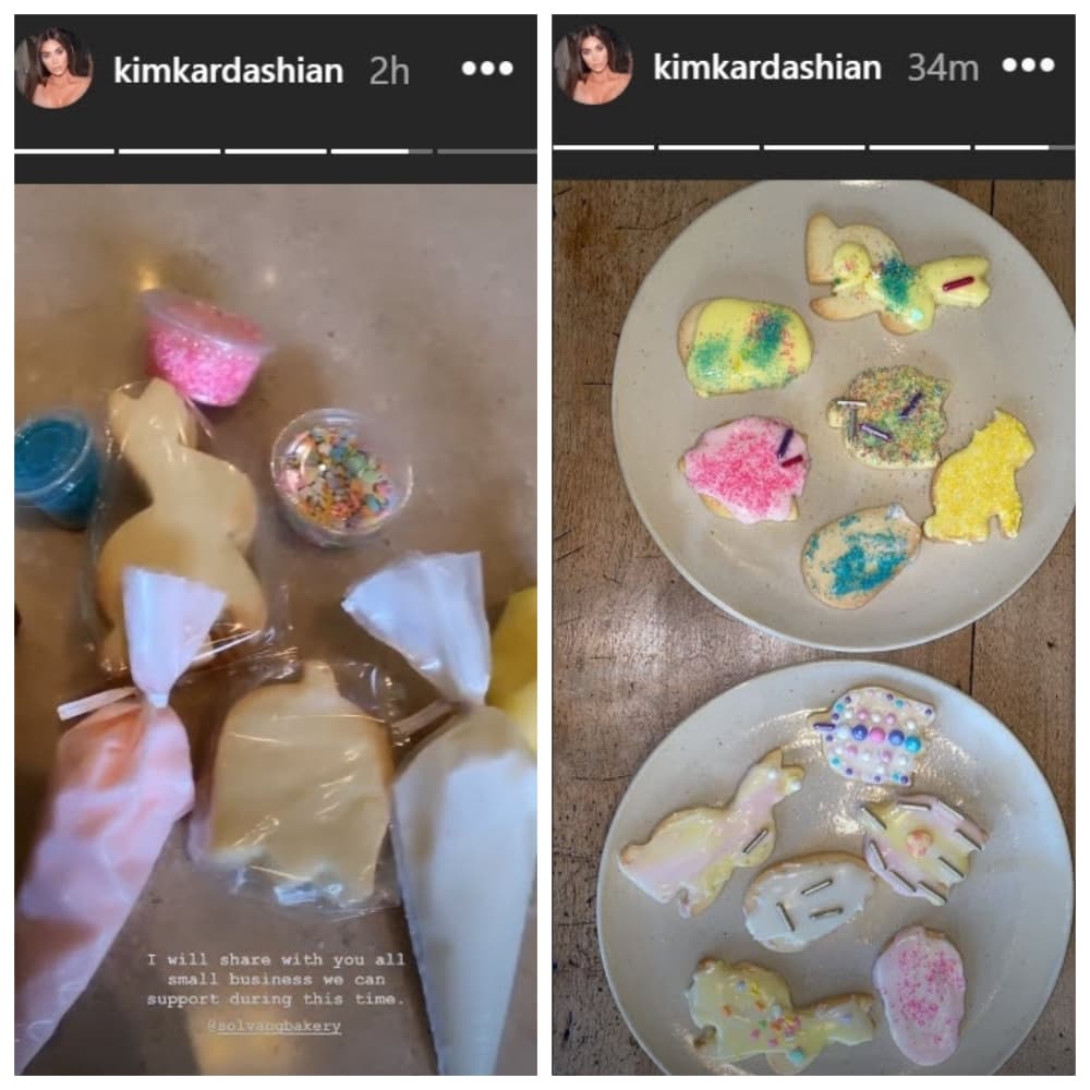 Este 19 de marzo mostró en su cuenta que compró galletas para decorarlas con los pequeños y mantenerlos ocupados.