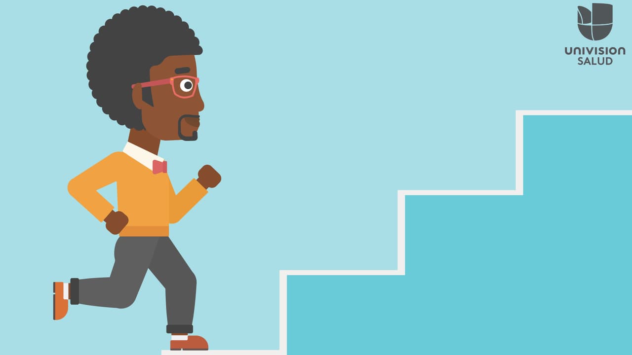 Use las escaleras en lugar del ascensor y las escaleras mecánicas.