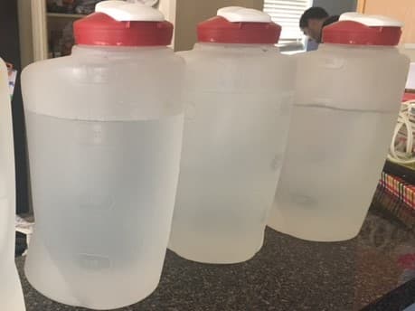 El agua que nos queda por rendir tras 4 días sin suministro.