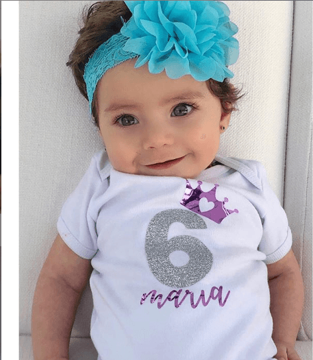 Inés aprovecha cualquier oportunidad para mostrar en sus redes sociales la maravillosa familia que tiene. Aquí, por ejemplo, presumió su sexto mes de vida.