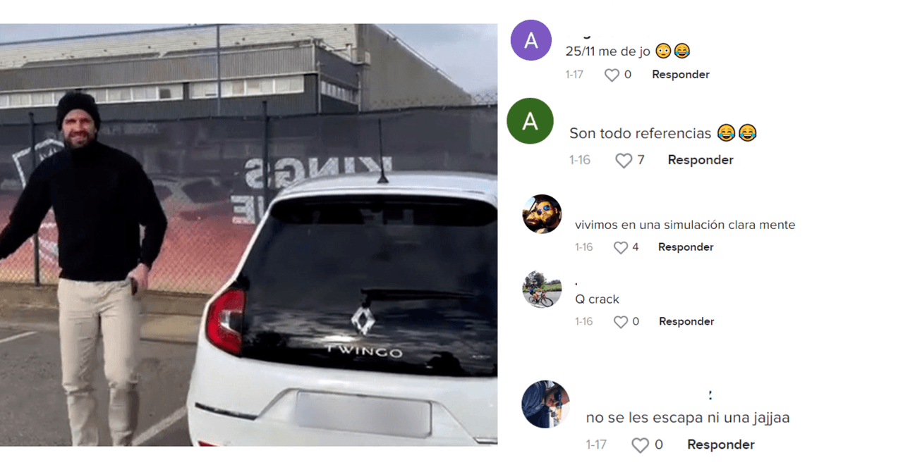Fans debatieron la teoría de que las placas del Twingo de Piqué tenían un mensaje oculto para Shakira