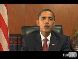 Obama se dirigió al país por 'YouTube'