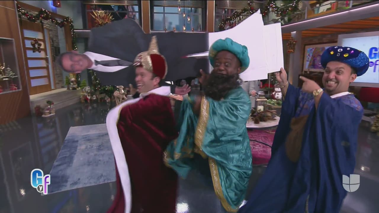 La fotografía de Carlos Ponce de tamaño real fue un ‘regalo’ de Día de Reyes de El Gordo y La Flaca para Karina, luego que se enteraron que estaba próxima a casarse.