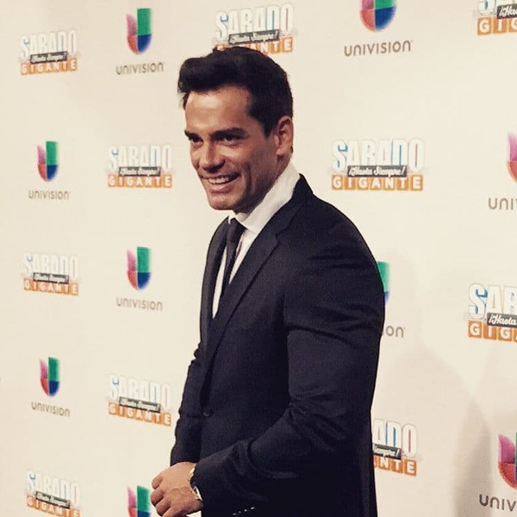 Cristián de la Fuente a su llegada.