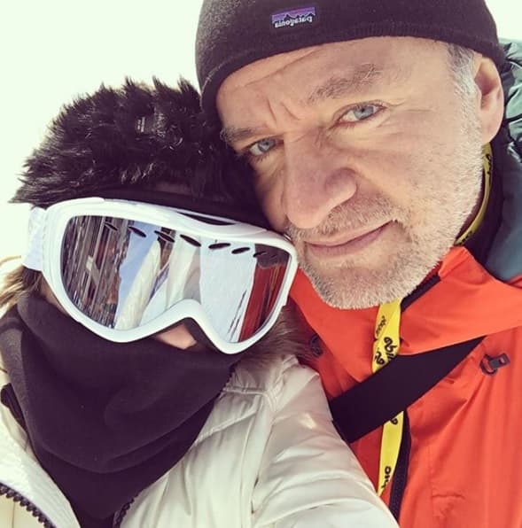 También a mediados de diciembre de 2015, Sofía publicó esta imagen junto a su padre mientras disfrutaban de otras vacaciones en el mismo lugar.