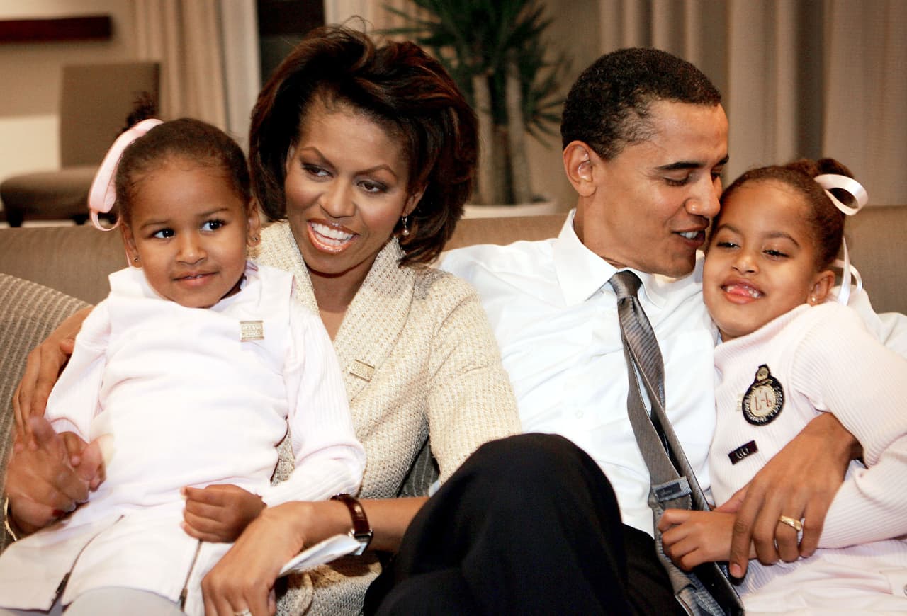 Desde 2004, la familia Obama se mostraba como una de las grandes fortalezas de Barack Obama como político.